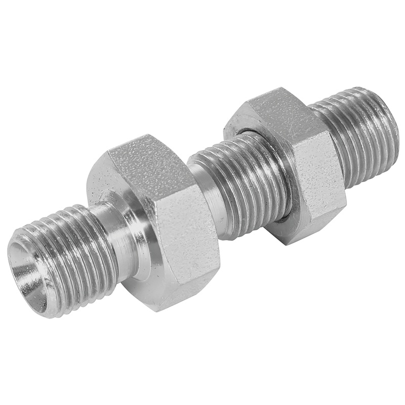 BSP Male Bulkhead C/W Locknut Adaptors