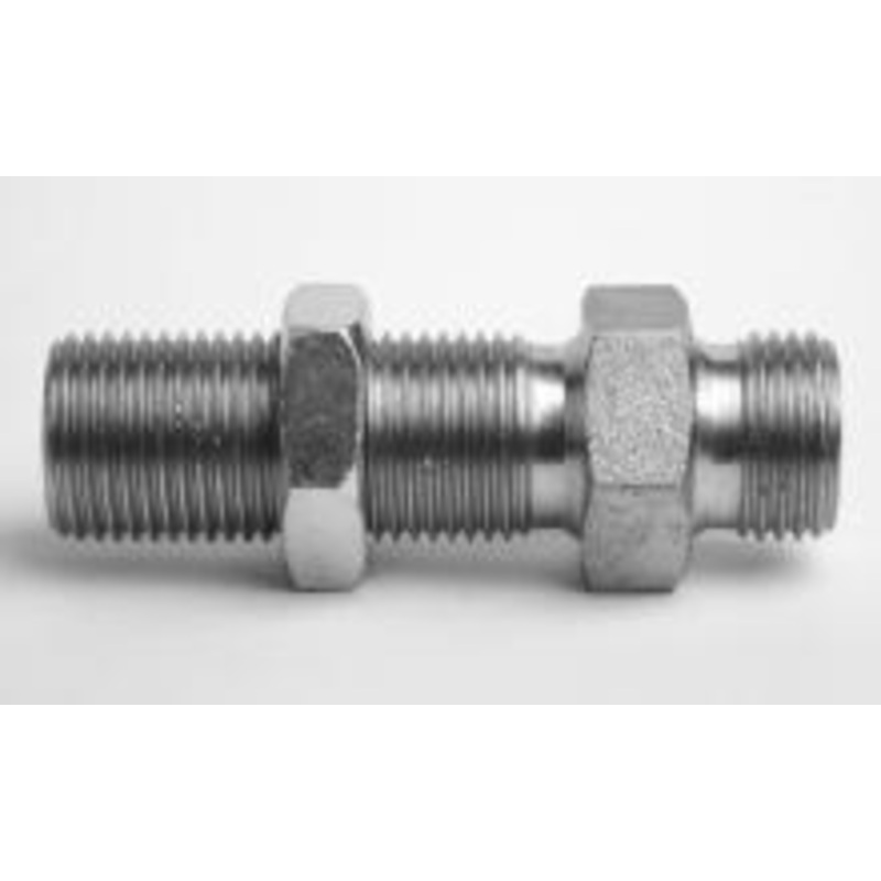 BSP Male Extended Bulkhead C/W Locknut Adaptors