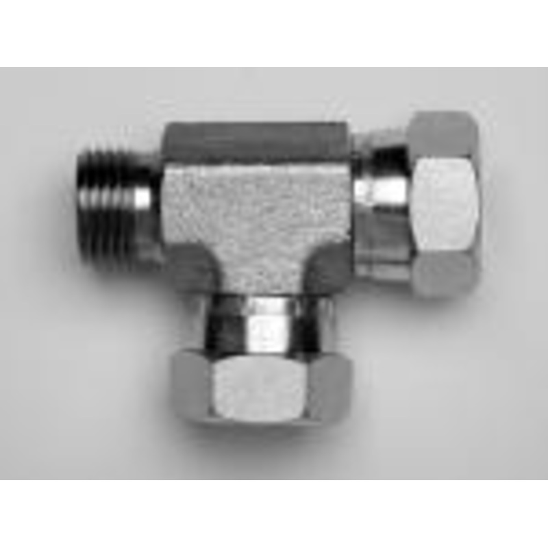 BSP Male x BSP Female x BSP Female Swivel Tee Forged