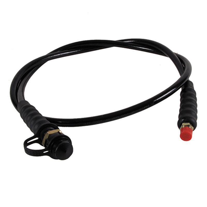 Hi-Force HC4 High Pressure Hydraulic Hose 4M Black CM1 x 3/8 NPT Fittings Max 700 bar