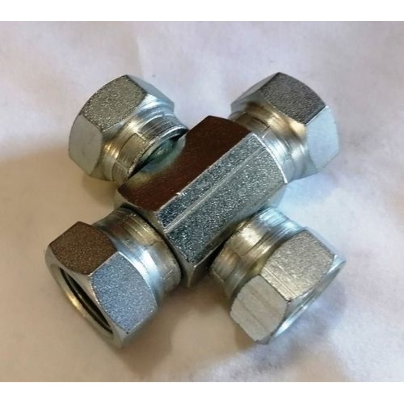 BSP Swivel Female Cross Hexagonal Body