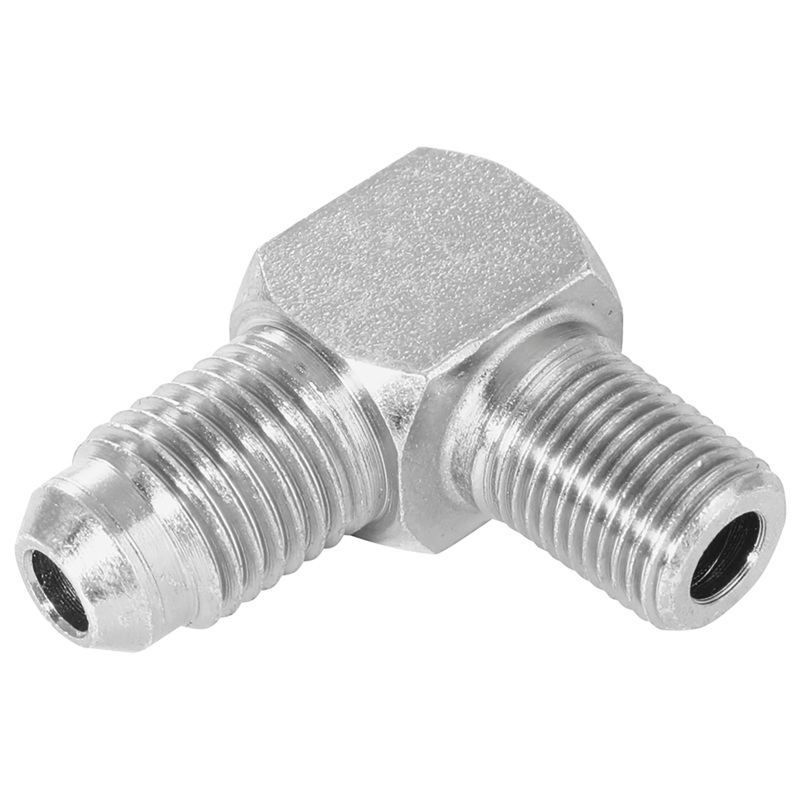 BSPT Male x JIC Male 90 Degree Compact Elbow Square Body