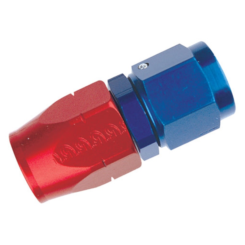 Goodridge 236-0110 7/8 x 14 JIC ST/FEM Blue/Red Anodized Aluminium Hose Fitting For 200 & 210 Hose