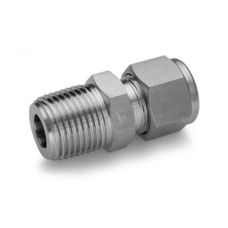 Ham-Let 768LRSS1/4X1/2 – 1/4 x 1/2 BSPT Male Connector – ST/ST