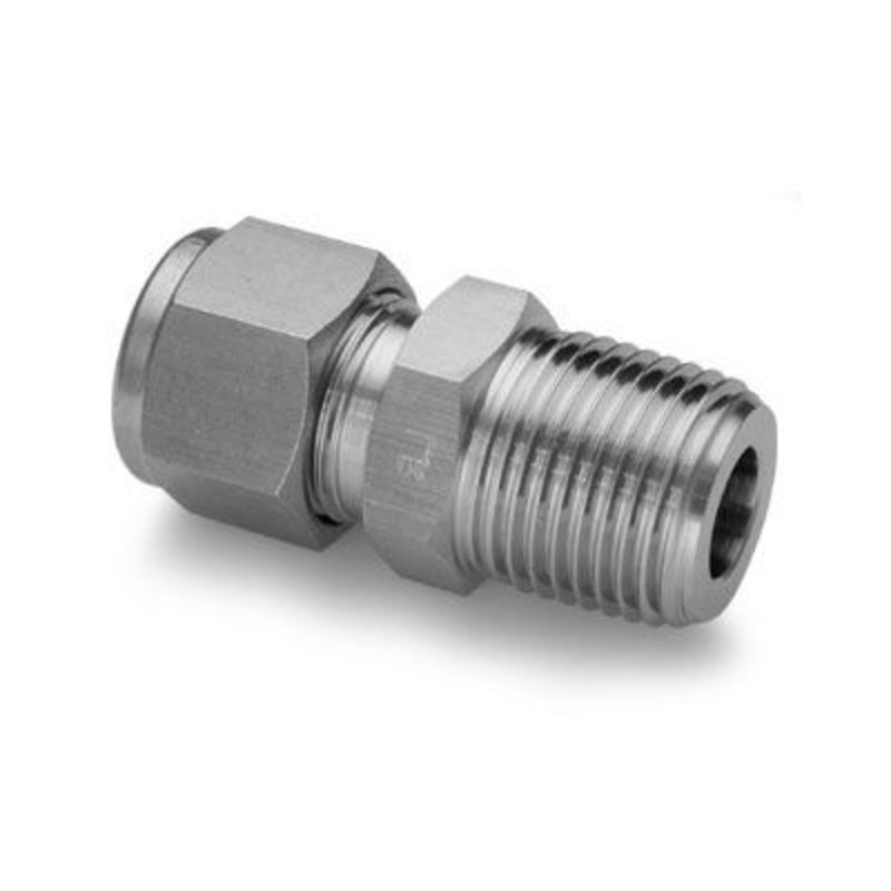 Ham-Let 768LSS1/2X3/8 – 1/2 x 3/8 NPT Male Connector – ST/ST