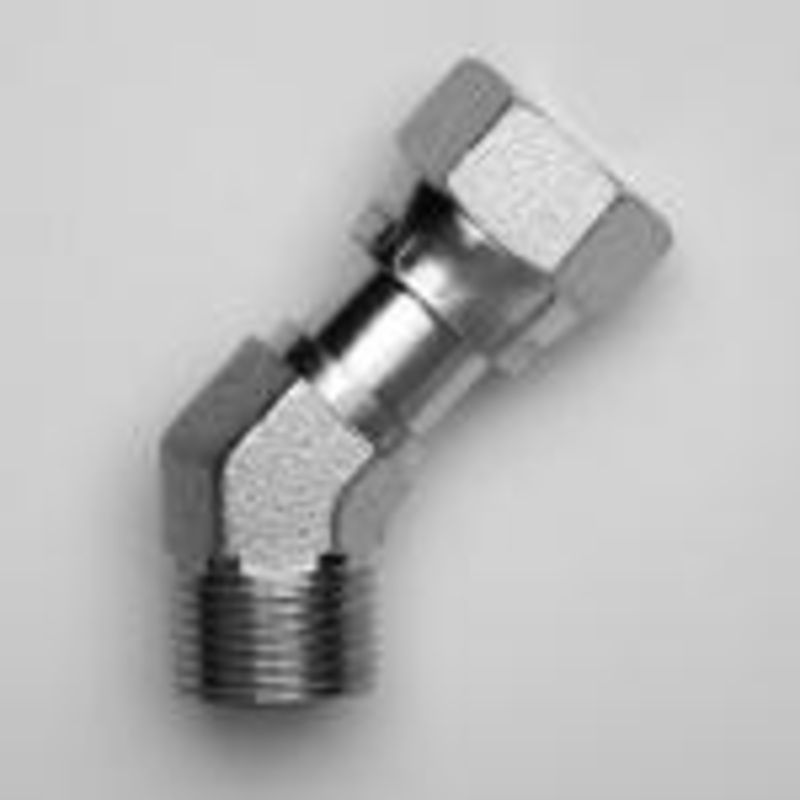 ORFS Male x ORFS Female 45 Degree Compact Elbow Forged