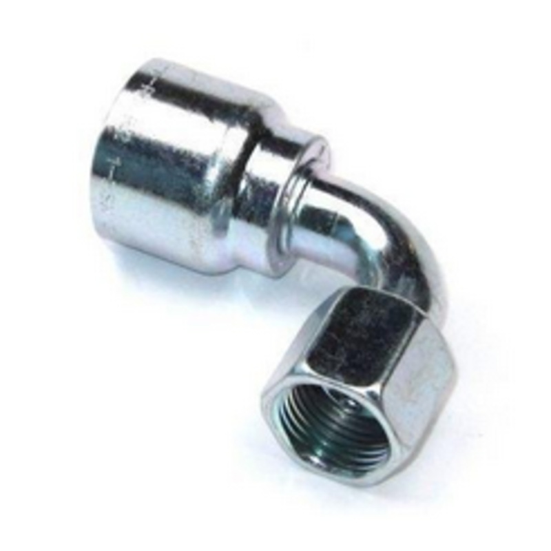 Parker Parkrimp 13W48-4-4 7/16 x 20 UNF SW/90 x 1/4 ID Hose Tail 48 Series Medium Pressure