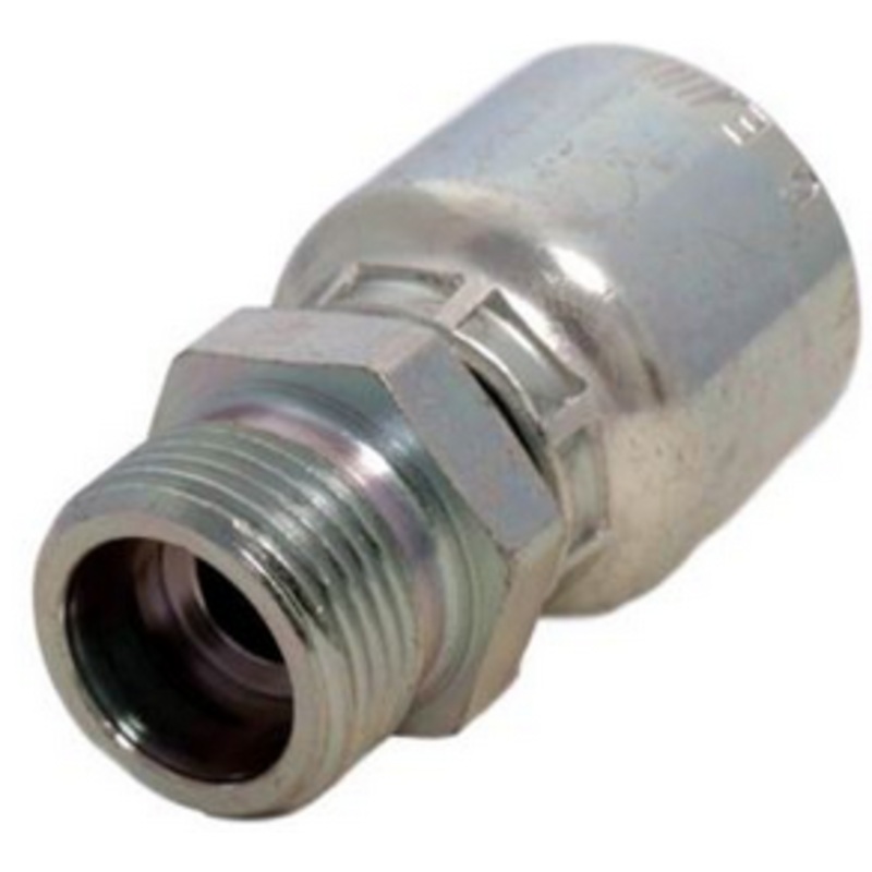 Parker Parkrimp 1D248-14-8 14S M22 x 1.5 Male x 1/2 ID Hose Tail 48 Series Medium Pressure