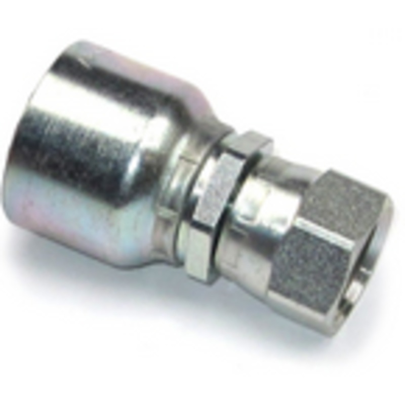 Parker Parkrimp 1JC48-6-6 11/16 x 16 UNF ST/FEM x 3/8 ID  Hose Tail 48 Series Medium Pressure