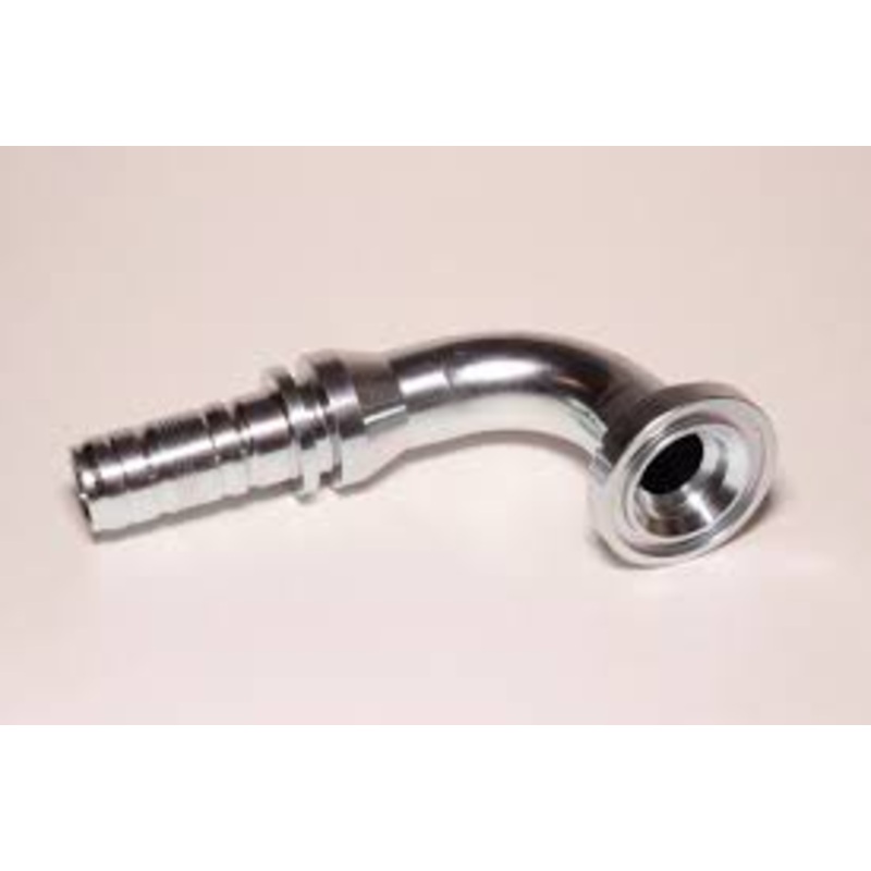 Manuli ISO/SAE Code 61 Flange Swept 90 Deg Hose Tail Spiralfit