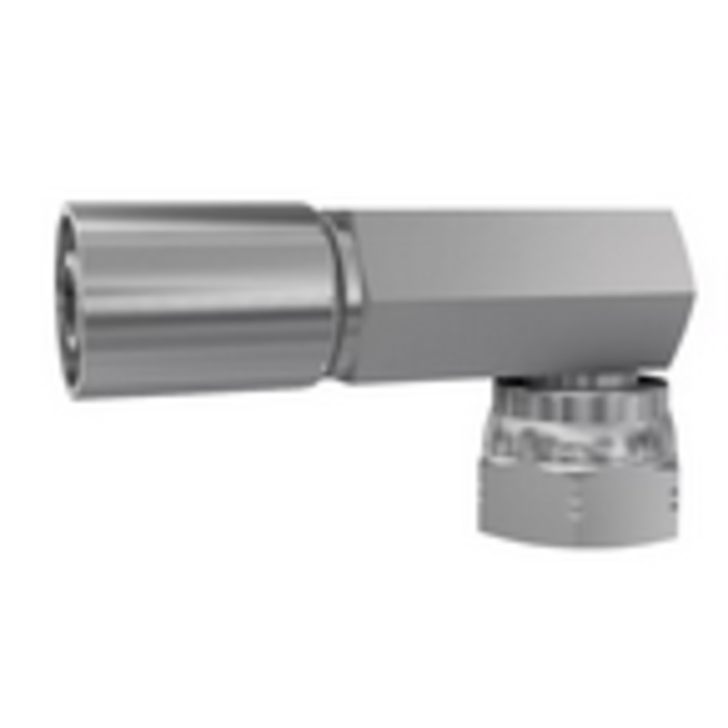 Parker Parkrimp 1B448-16-16 1 BSP COMP/90 FEM x 1 ID Hose Tail 48 Series Medium Pressure