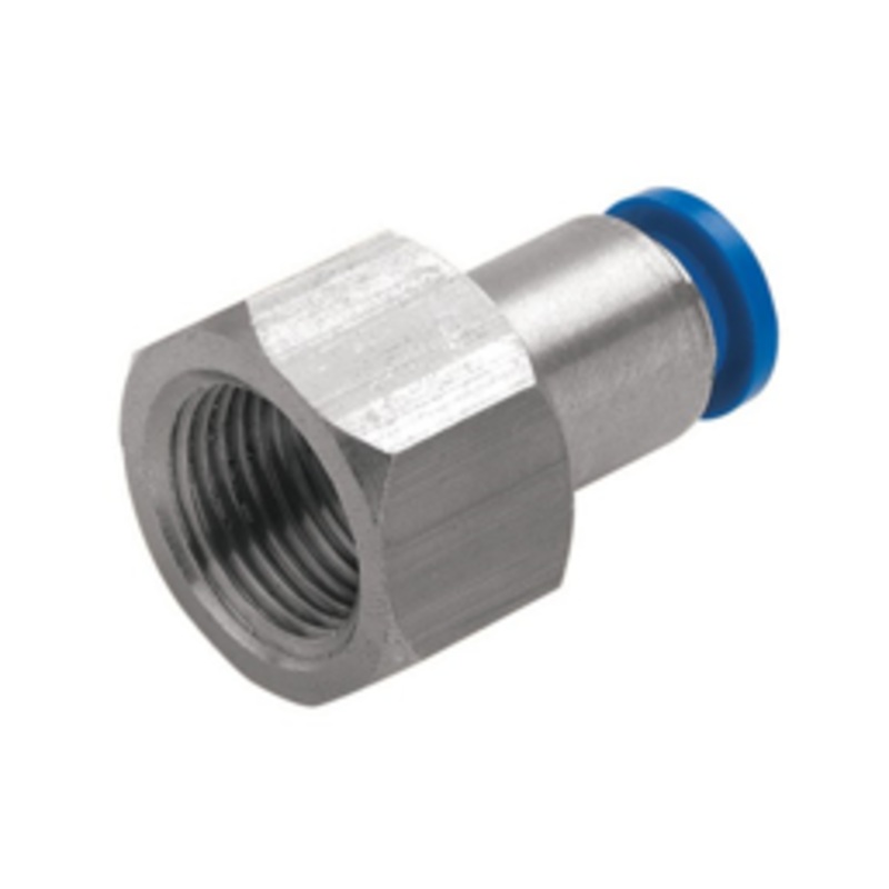 BSP Female Stud x Tube Metal Pneumatic Push-In Fitting