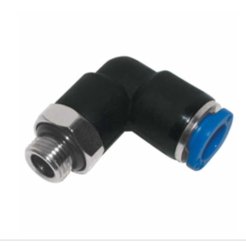 BSP Male Stud Elbow x Tube Metal Pneumatic Push-In Fitting