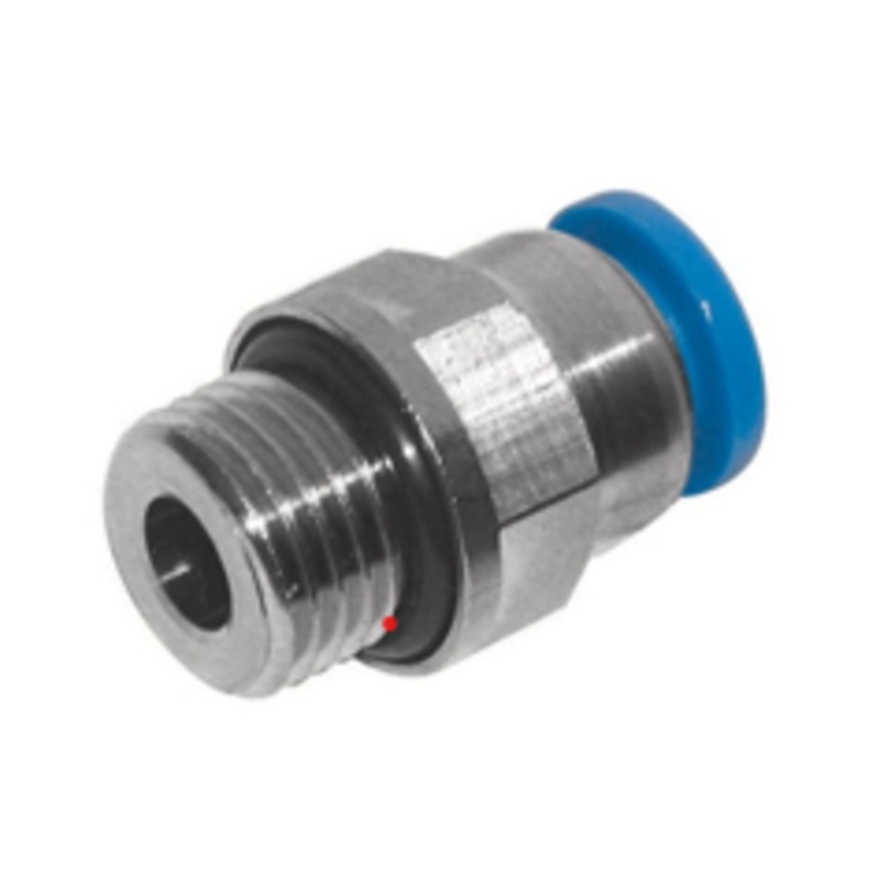 BSPP Male Stud x Tube Metal Pneumatic Push-In Fitting