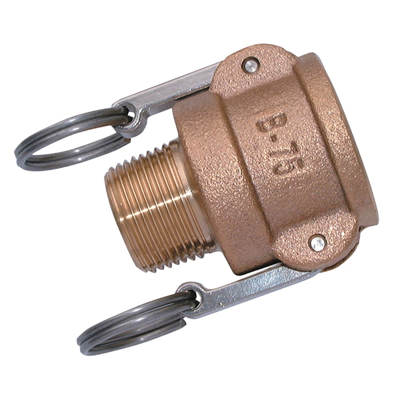 Camlock Brass BSPT Male Type B Threaded Lever Coupling