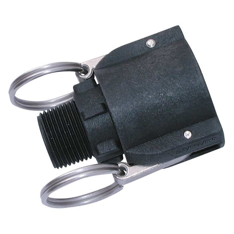 Camlock Polypropylene BSPT Male Type B Threaded Lever Coupling