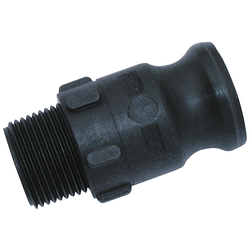 Camlock Polypropylene NPT Male Type F Threaded Plug