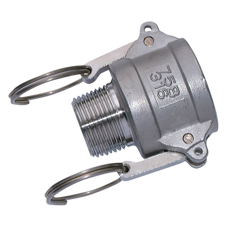 Camlock Stainless Steel BSPT Male Type B Threaded Lever Coupling