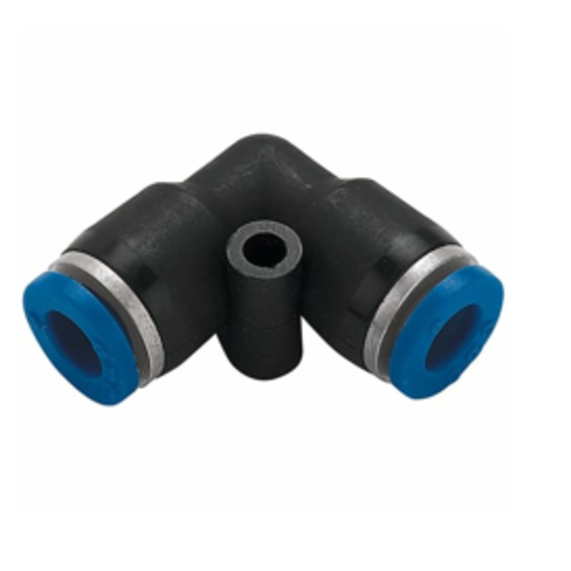 Equal Elbow Tube x Tube Connector Metal Pneumatic Push-In Fitting