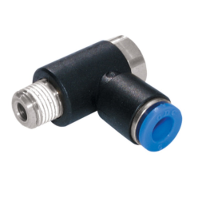 NPT Male Stud Single Banjo x Tube Metal Pneumatic Push-In Fitting