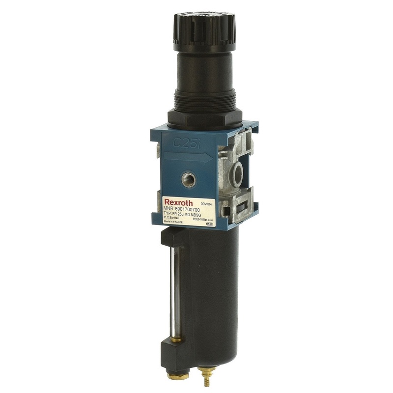 Rexroth 8901700700 Maintenance Air Regulator Unit Type FR 25 MD MBSG 5-10 Bar