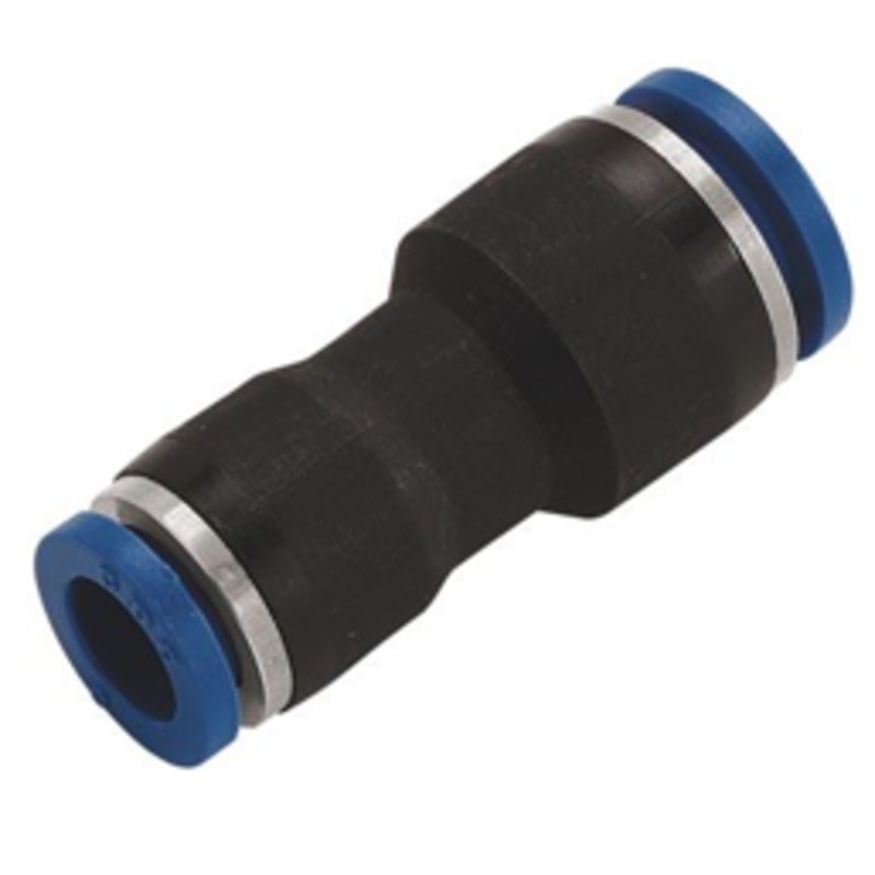 Unequal Straight Tube x Tube Connector Metal Pneumatic Push-In Fitting