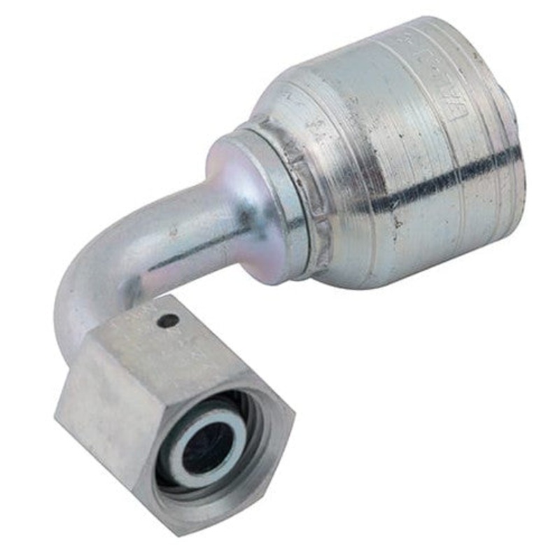 Danfoss Eaton Aeroquip 1AP32DLB20 L35 FEM SW/90 M45 x 2.0 DKO x 1.1/4 ID Hose Tail One Piece Fitting