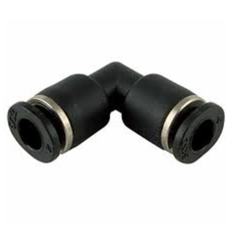 Equal Elbow Tube x Tube Connector Micro Metal Pneumatic Push-In Fitting