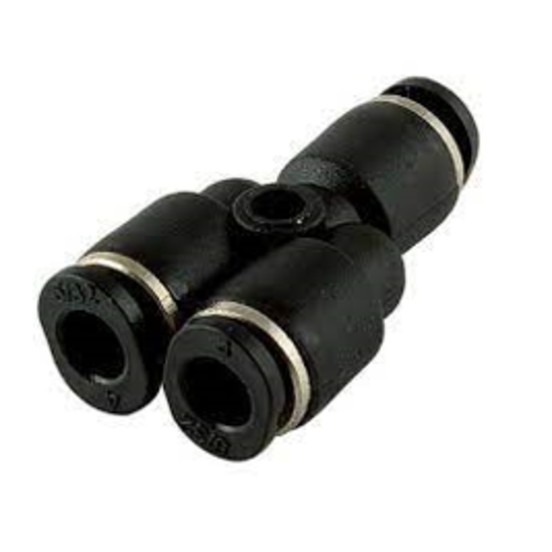 Equal Y Piece Tube to Tube Imperial Micro Push-In Fitting