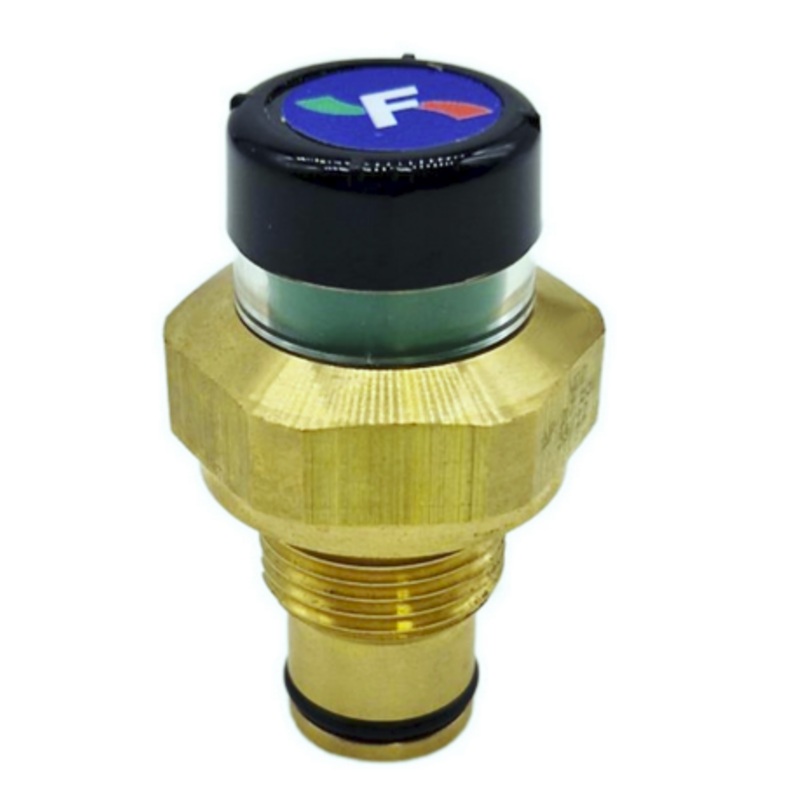Filtrec 04.006.00123 VX5 Pressure Differential Visual Clogging Indicator, 5Bar, M20x1.5