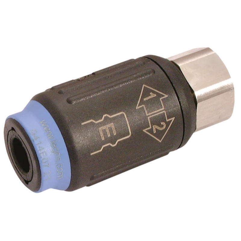 Parker Legris 9414E07 17 – C 9000 Polymer 3/8 BSP Quick-Acting Safety Coupler