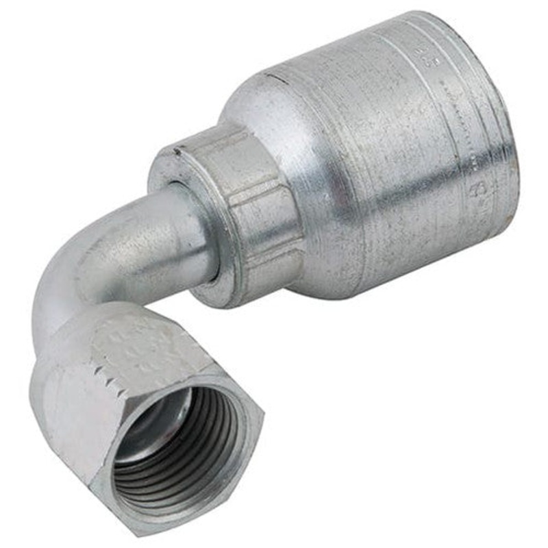 Danfoss Eaton Aeroquip 1AT20FJB20 JIC FEM SW/90 1.5/8 x 1.1/4 ID Hose Tail One Piece Fitting