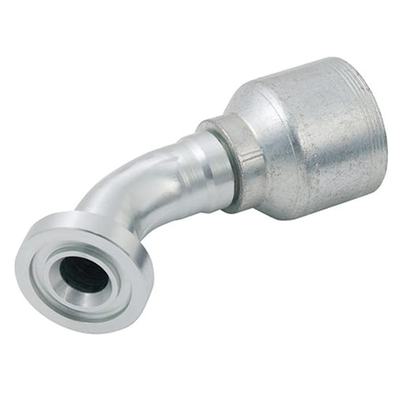 Danfoss Eaton Aeroquip 4S16FHA12 1 SW/45 Split Flange 6000 PSI x 3/4 ID Hose Tail One Piece Fitting