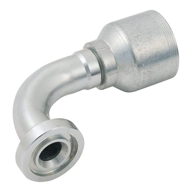 Danfoss Eaton Aeroquip 4S20FHB16 1.1/4 SW/90 Split Flange 6000 PSI x 1 ID Hose Tail One Piece Fitting