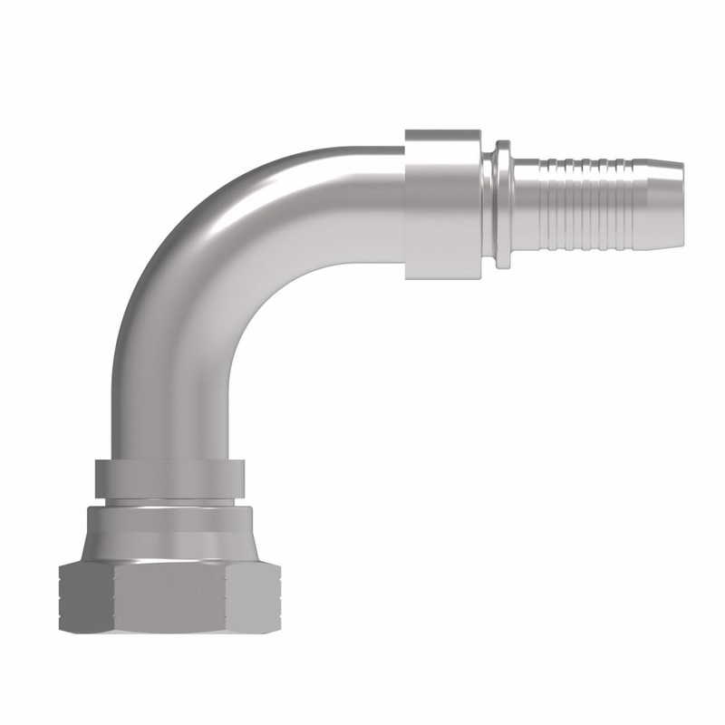 Danfoss Eaton Aeroquip GC8625-6 9/16 JIC FEM SW/90 x 3/8 ID Hose Tail Fitting