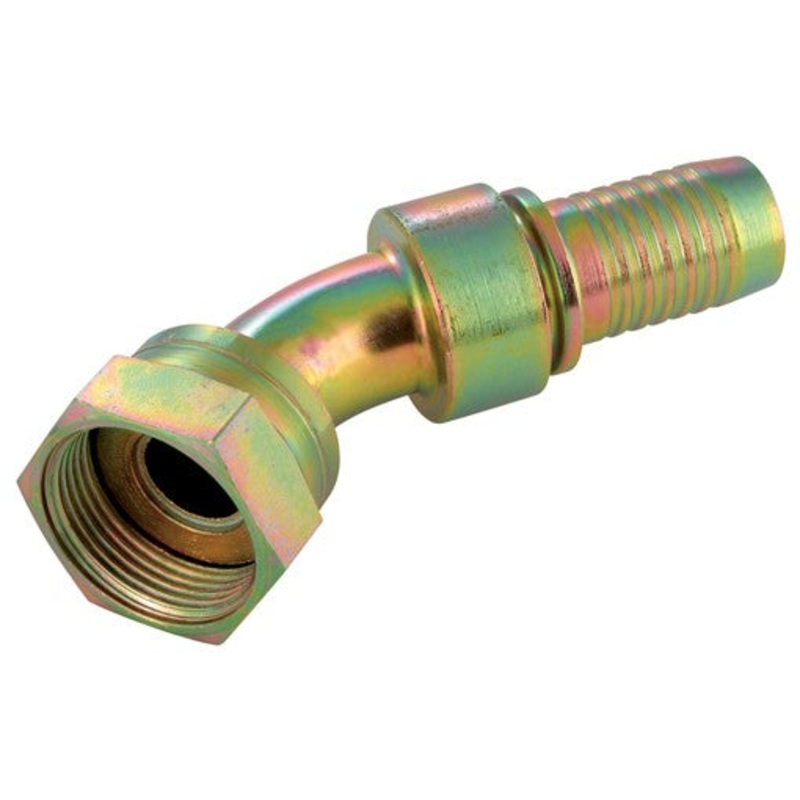 Danfoss Eaton Aeroquip GH20135-8 13/16 ORFS FEM SW/45 x 1/2 ID Hose Tail Fitting