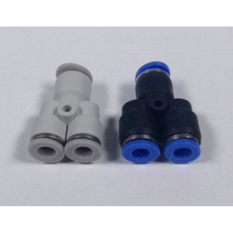 Easun APW-8-6 Y Connector 1 x 8mm OD Push In to 2 x 6mm OD Push In