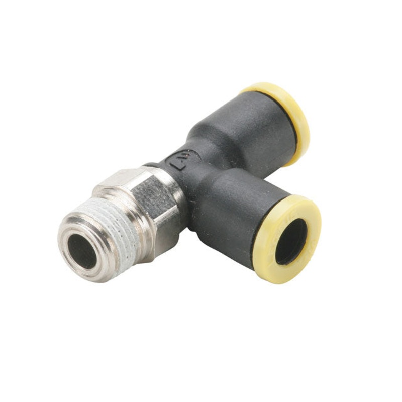 Parker Legris 31030410 – LF3000 Series 4mm OD x 1/8 BSP Male Stud Run Tee Push-In Fitting