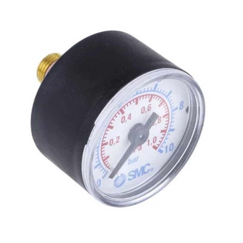 SMC K8-10-40 1/8 BSP Back Entry Pressure Gauge 10 Bar