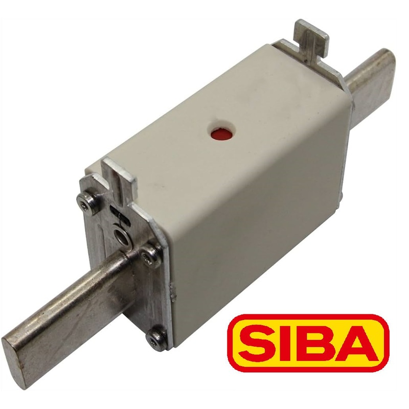 Siba 2000013.25 Ceramic Industrial Fuse Link With Knife Contacts 25A