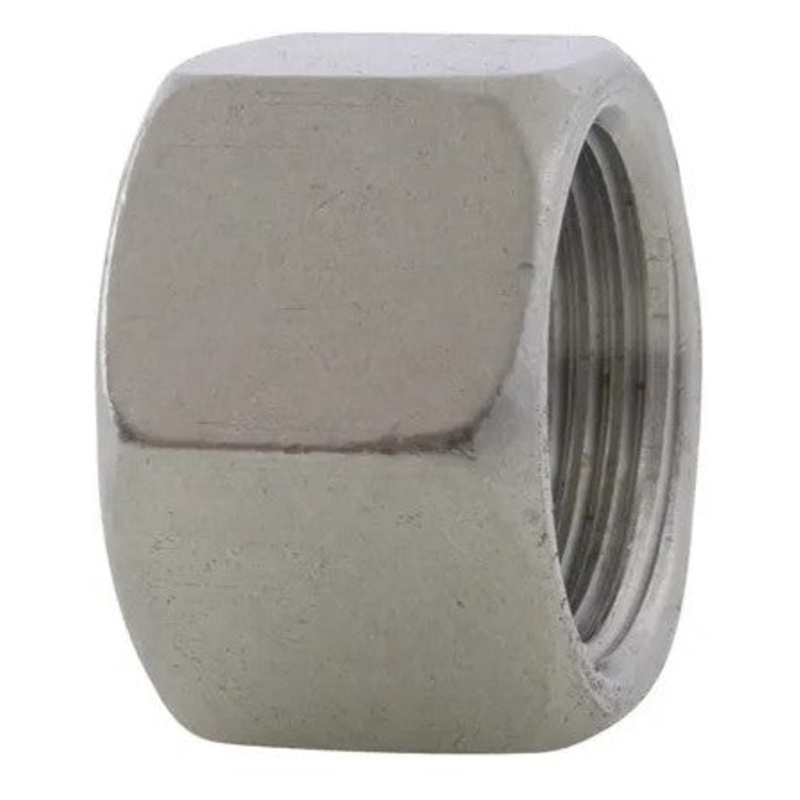 BSP Hexagonal Cap 150lb 316 Stainless Steel Pipe Fitting