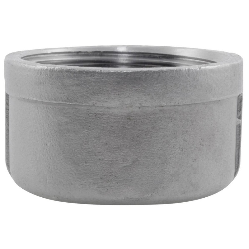 NPT Round Cap 150LB 316 Stainless Steel Pipe Fitting