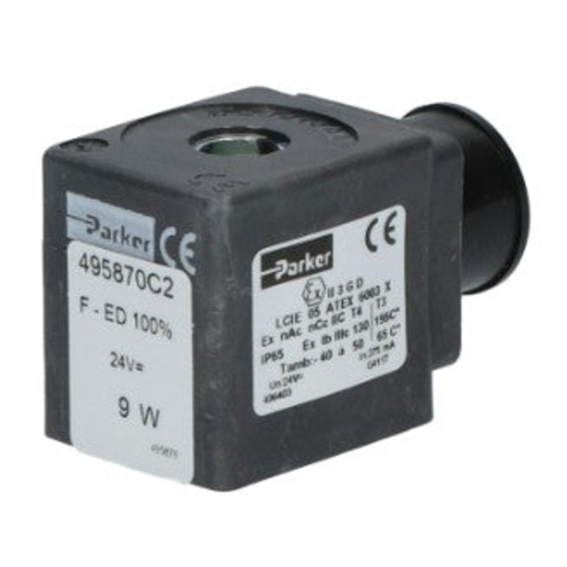 Parker 495870C2 – 24V Solenoid Coil