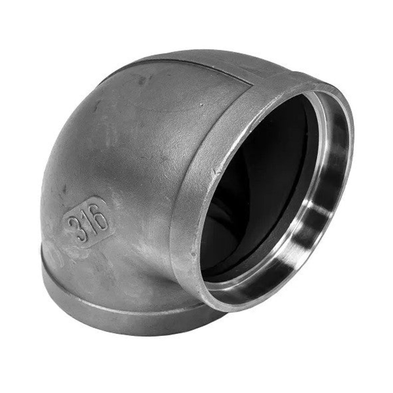 Socket Weld Female 90 Deg Equal Elbow 150LB 316 Stainless Steel Pipe Fitting