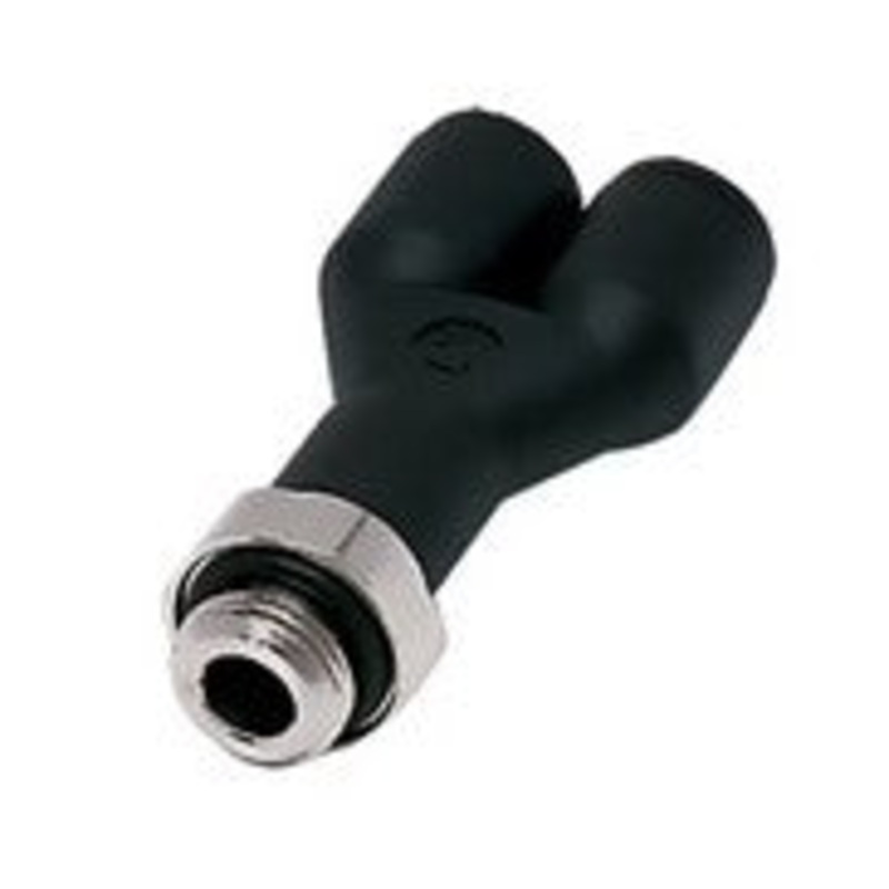 Parker Legris 3158 08 13 Push In Y Piece 8mm x 1/4 BSP Male LF3000 Series