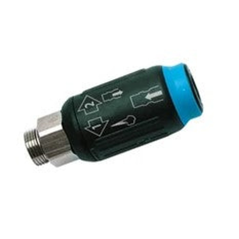 Parker Legris 9401A0621 C9000 ARO Profile Quick Acting Safety Coupler Male Body 1/2 BSP