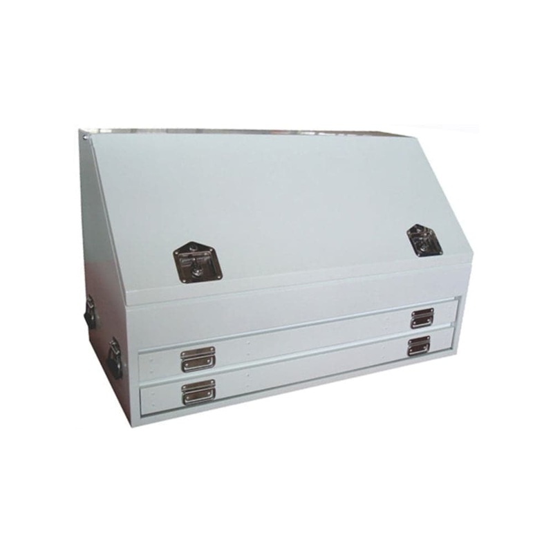 Grip 29286 1210mm x 600mm x 750mm 2 Drawer Upright Steel Ute Tool Box