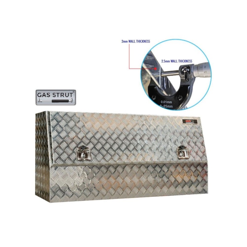 Grip 29347 1220mm x 500mm x 700mm Aluminium Site Tool Box