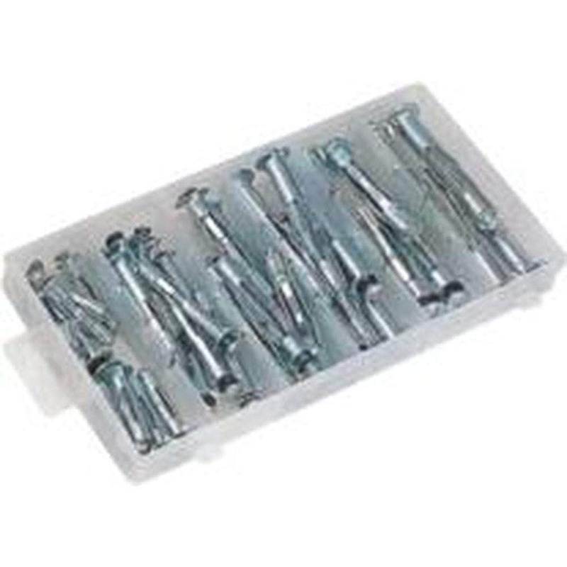 Grip 431140 40 Piece Short & Long Molly Anchor Bolt Assortment Set