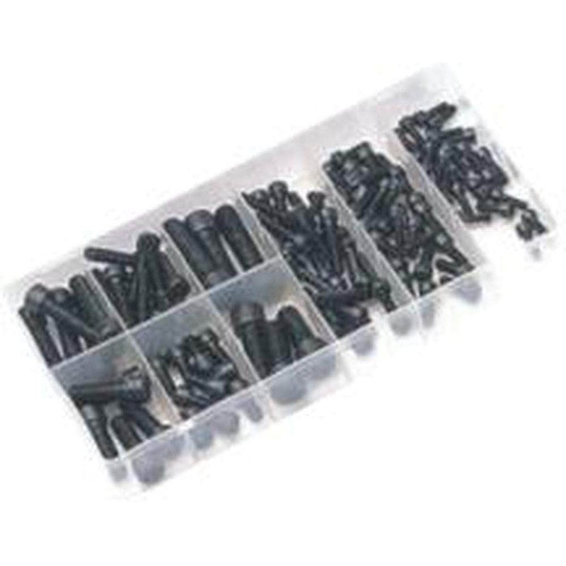 Grip 43134 106 Piece Alloy Steel Hex Cap Screw Assortment Set